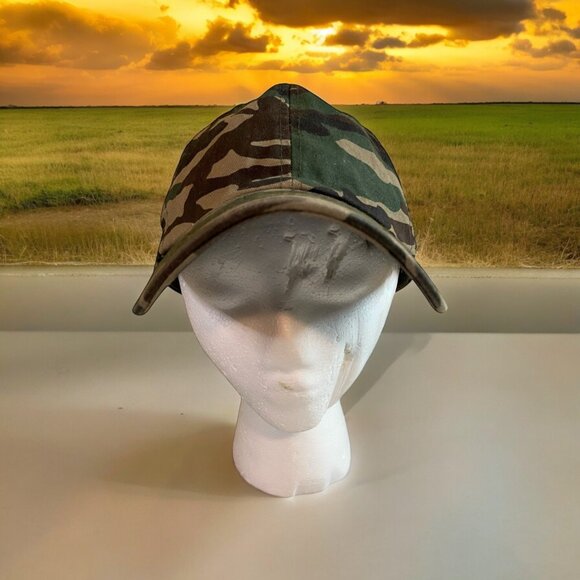 Elwood Camo Baseball Cap Unisex One Size Adjustable Strapback Hunting Outdoor - Picture 1 of 8